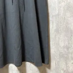【値下げ】J PRESS ダークグレー スウェットスカート ドローストF 裏毛