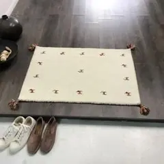 ギャッベ ギャベ 玄関マット 60x90cm 1wh ④