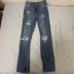 HOLLISTER ストレートデニム　ダメージ　ホリスター　Y2K グランジのサムネイル