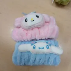 산리오 팔찌 2점 세트 고양이 귀 마이멜로 시나모롤