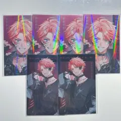 にじさんじ ぎゃうるふ チェキ風カード 赤城ウェン 6枚セット