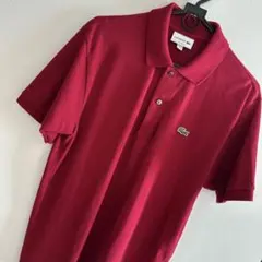 【美品】LACOSTE L1212 ポロシャツ ボルドー　M