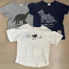 F.O.KIDS 恐竜Tシャツ 3枚セット　110