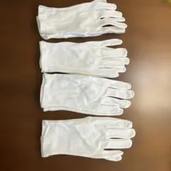 白手袋 4枚セット Sサイズ