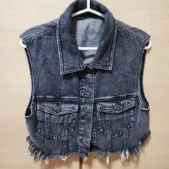 WEGO レディース　デニムベスト　フリーサイズのサムネイル