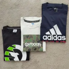 adidas OUTDOOR 半袖Tシャツ 3枚セット 160cm
