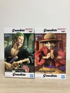 新品未開封】Grandista ゾロ ルフィ フィギュア セット - メルカリ