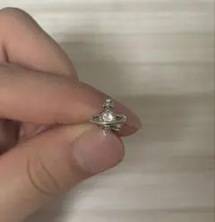 Vivienne Westwood オーブ 片耳ピアス シルバーのサムネイル