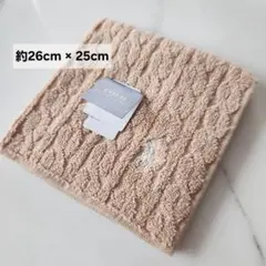 ​【新品】ポロ ラルフローレン タオルハンカチ ケーブル編み ベージュ