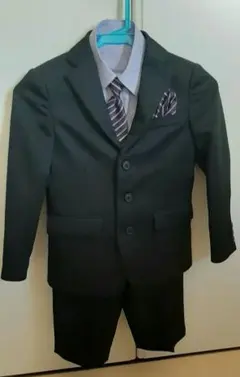 【卒園・入学式に！美品】キッズフォーマルスーツ ブラック 120