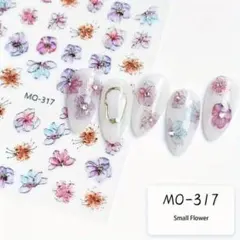 再入荷❗️ ネイルシール レーザー 花 フラワー 花びら 押し花 レジン封入 人気