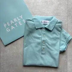 PEARLY GATES ミントグリーン ポロシャツ