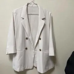 GLACIER クリーム色 テーラードジャケット