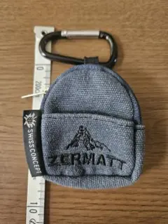 ☆SWISS CONCEPT ZERMATT ミニポーチ カラビナ付き☆