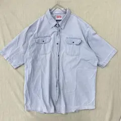Wrangler 半袖 シャンブレーシャツ 2XT ビッグサイズ 大きいサイズのサムネイル