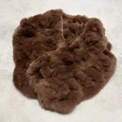 ブラウンリアルファー マフラー