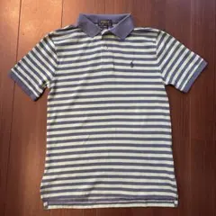 Polo Ralph Lauren ストライプ ポロシャツ M(10-12)
