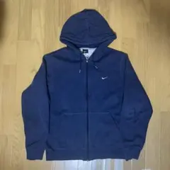 Nike ネイビージップパーカー　レディースM