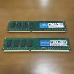 crucial デスクトップ用メモリ 4GB 2枚セット DDR3L-1600