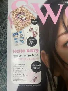 sweet３月号付録❤︎Hello Kitty 雪焼けキティ盛り盛り４点セット