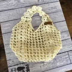 ミニメッシュバッグ✿︎オフホワイト
