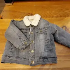 petit main デニムアウター 80サイズ グレー