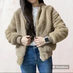 ショート丈　ファーブルゾン コート