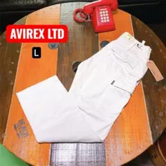 AVIREX LTD カーゴパンツ 新品タグ付 綿100% L ライトベージュのサムネイル