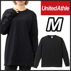ユナイテッドアスレ 新品未使用 5.6oz 無地 長袖Tシャツ ロンT 黒 M