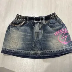 ヒスミニ ライクアデニム デニム風スカート 120cm