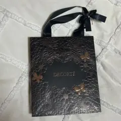DECORTÉ デコルテ　花柄エンボスショップ袋 中型