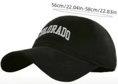 未使用！ヴィンテージ刺繍ゴロキャップ☆ブラック☆調節可能！