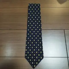 【値下げ】Franco Valentino ネイビー 花柄 ネクタイ