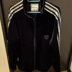 BUFFALO BOBS ベロアストライプ ジップアップパーカー