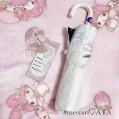 【新品】青木美沙子 しまむら 日傘 折りたたみ リボン しまみさのサムネイル