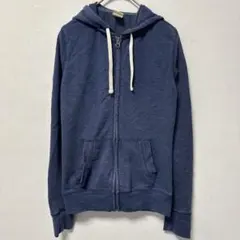 モッシモ⭐️【XS】無地 パーカー フード長袖 紺 綿混 大人カジュアルお出かけのサムネイル