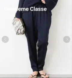 Deuxieme Classe シルクサテン ドロストパンツ ブラック 38 - メルカリ