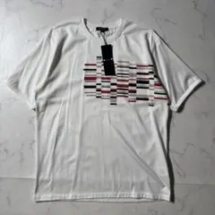 新品未使用】バーバリーロンドン　Tシャツ　幾何学模様　ロゴプリント　L　タグ付きのサムネイル