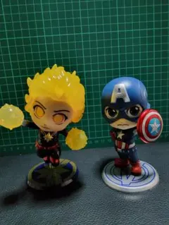 ホットトイズ コスベイビー キャプテンアメリカ キャプテンマーベルのサムネイル