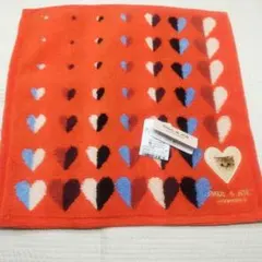 PAUL & JOE タオルハンカチ タグ付き新品未使用品 ネコ ハ―トのサムネイル