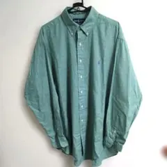 90s Ralph Lauren Blake 緑 チェックシャツ L
