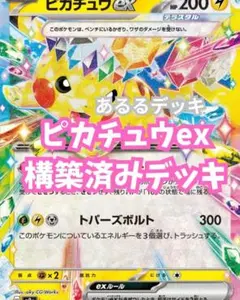 ピカチュウex　ゼクロムex 構築済みデッキ