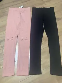 H&M レギンス　135cm 2枚組
