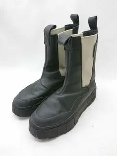 プーマ PUMA チェルシーブーツ ブラック系 24cm レディース