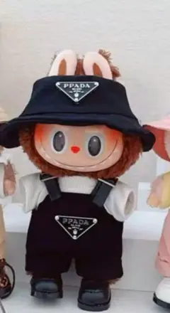 新品★らぶぶ服★ぬい服　帽子＆サロペット　2点セット
