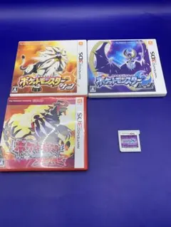 【ポケモン】3DSソフト4種類　サン ムーン　オメガルビー　ウルトラムーン