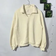 ジュノア(L)裏毛トレーナー　スエット　トップス　長袖　レディース