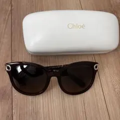 Chloe クロエ サングラス ケース付き ブラウン ゴールド レディースのサムネイル