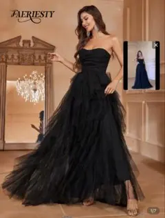 ［SHEIN］チュールドレス ブラック