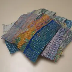 タイムSALE100円引き21時まで☆ラリーキルトはぎれ13枚